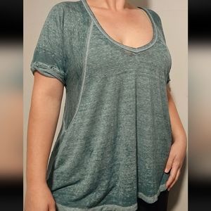 We The Free FreePeople Fallin Burnout T-Shirt Size Small